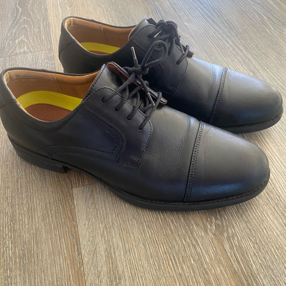 Florsheim Classic Black Men's Cap-Toe Oxford Dress Shoes 11